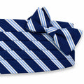 On Air Stripe: Cummerbund Set - Navy/Blue