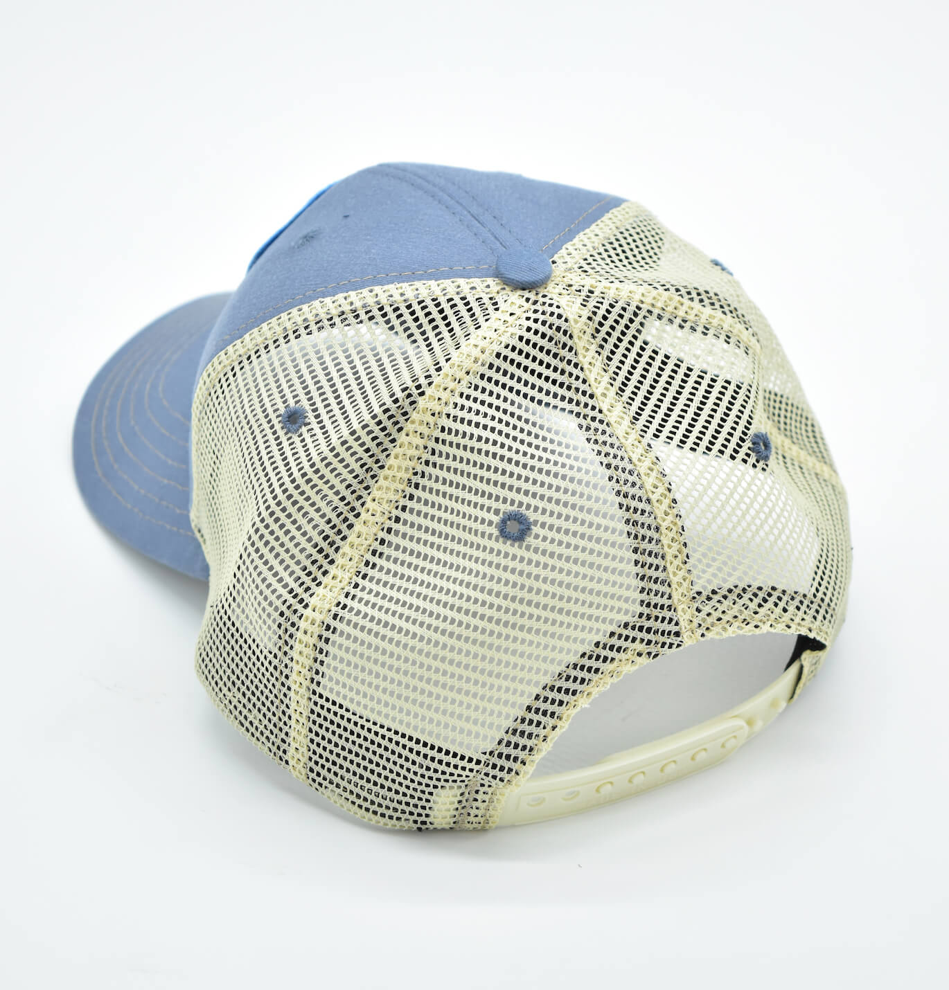 Rainbow Row Redux: Badged Trucker Cap - Shoal Blue