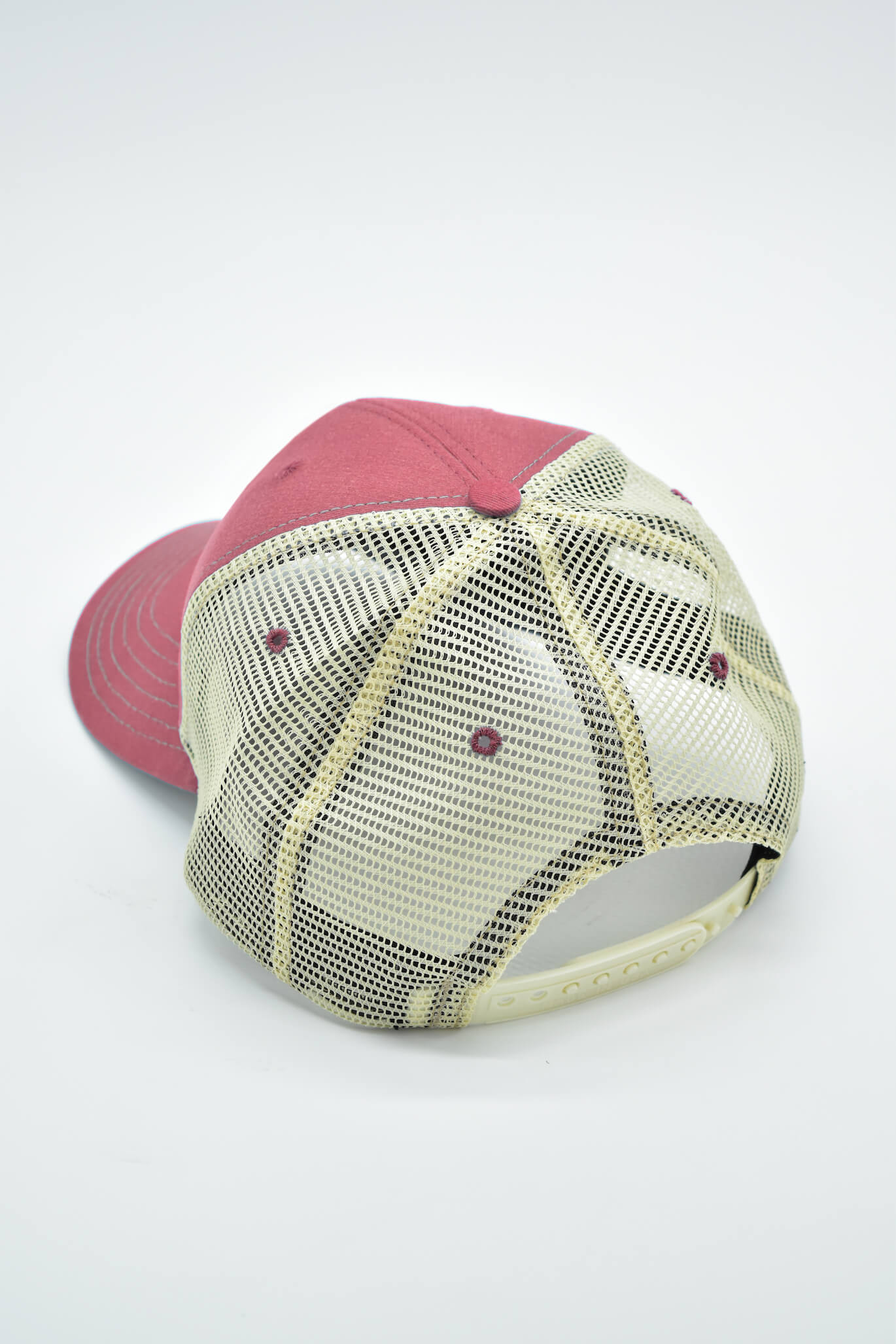 Grateful Bear: Badged Trucker Cap - Port Side Red