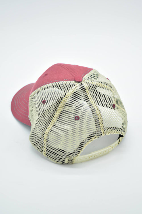 Grateful Bear: Badged Trucker Cap - Port Side Red
