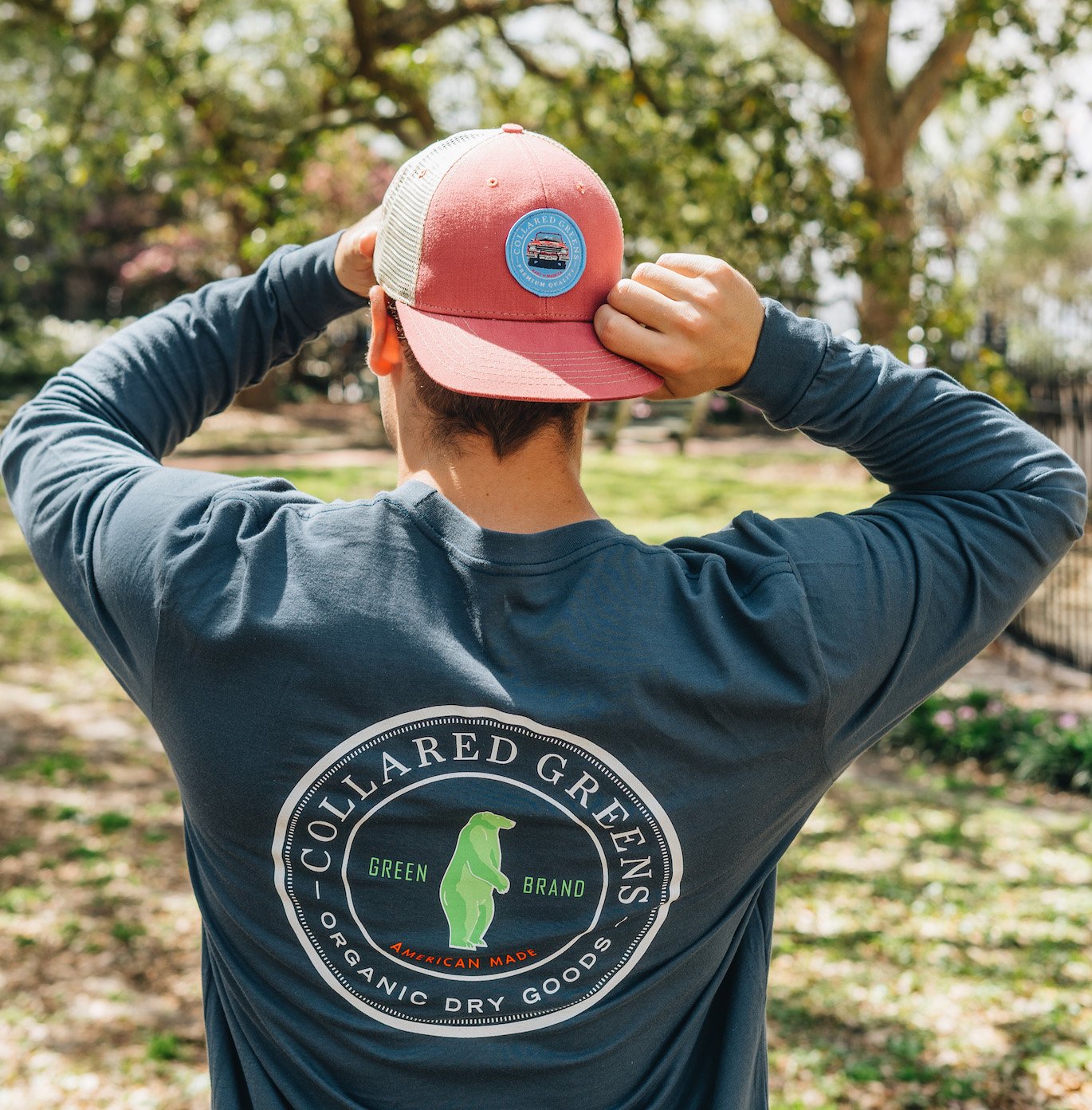 Charleston Burgee: Badged Trucker Cap - Navy